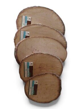 Walnut Hollow Natural Wood Slice Rounds Set of 5